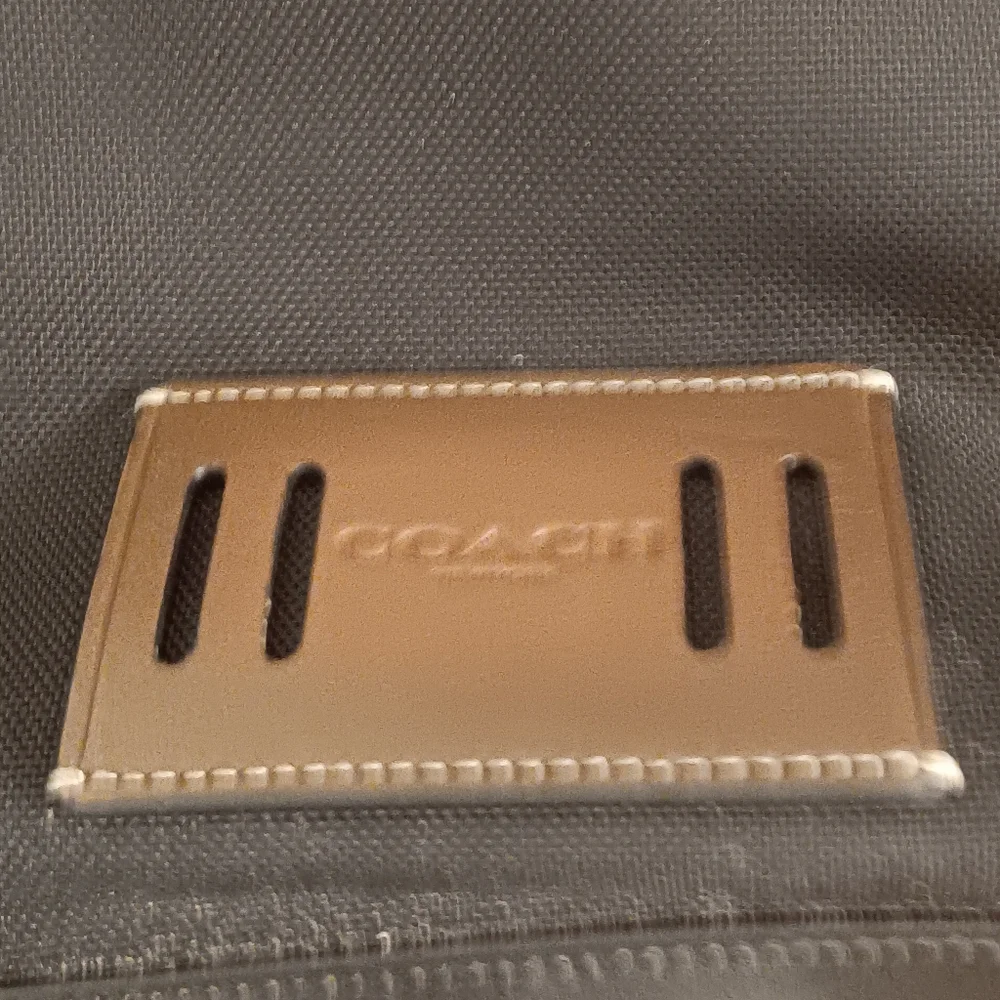 COACH MENS Case bag Black Cordura Leather Hamilton Brief Case Bag F31277 - Picture 2 of 6